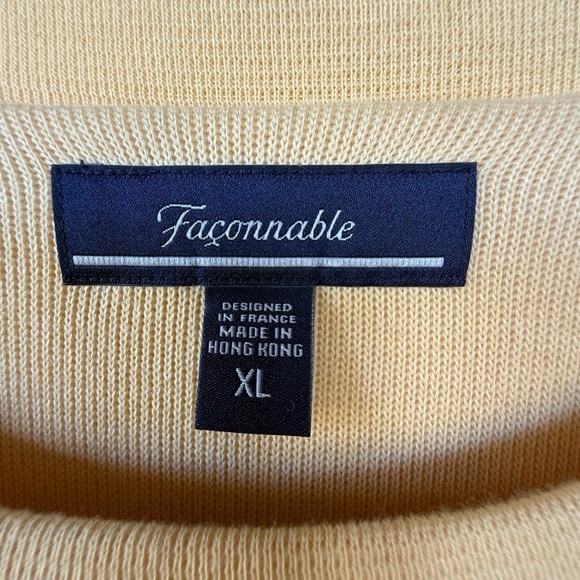SOLD. Do not Buy. Faconnable Embroidered Logo Crewneck Sweatshirt - Picture 3 of 6